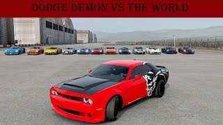 Forza 7 - Dodge Demon vs The World: Is it the king of drag racing?