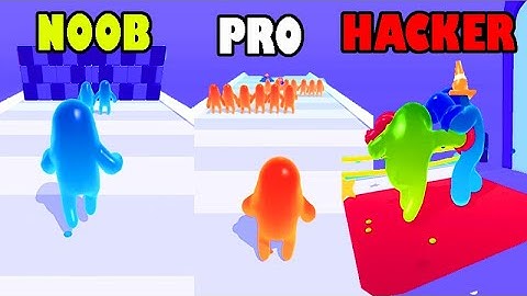 [Noob vs Pro vs Hacker In Join Blob Clash 3D Game All #Levels [81- 90