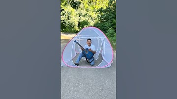 Easy Setup 4 Person Folding Mosquito Net unboxing 🦟
