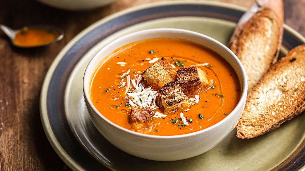 [SUB CC] 토마토수프 맛있게 끓이는 비법 : Tomato soup 🍅 [아내의 식탁]