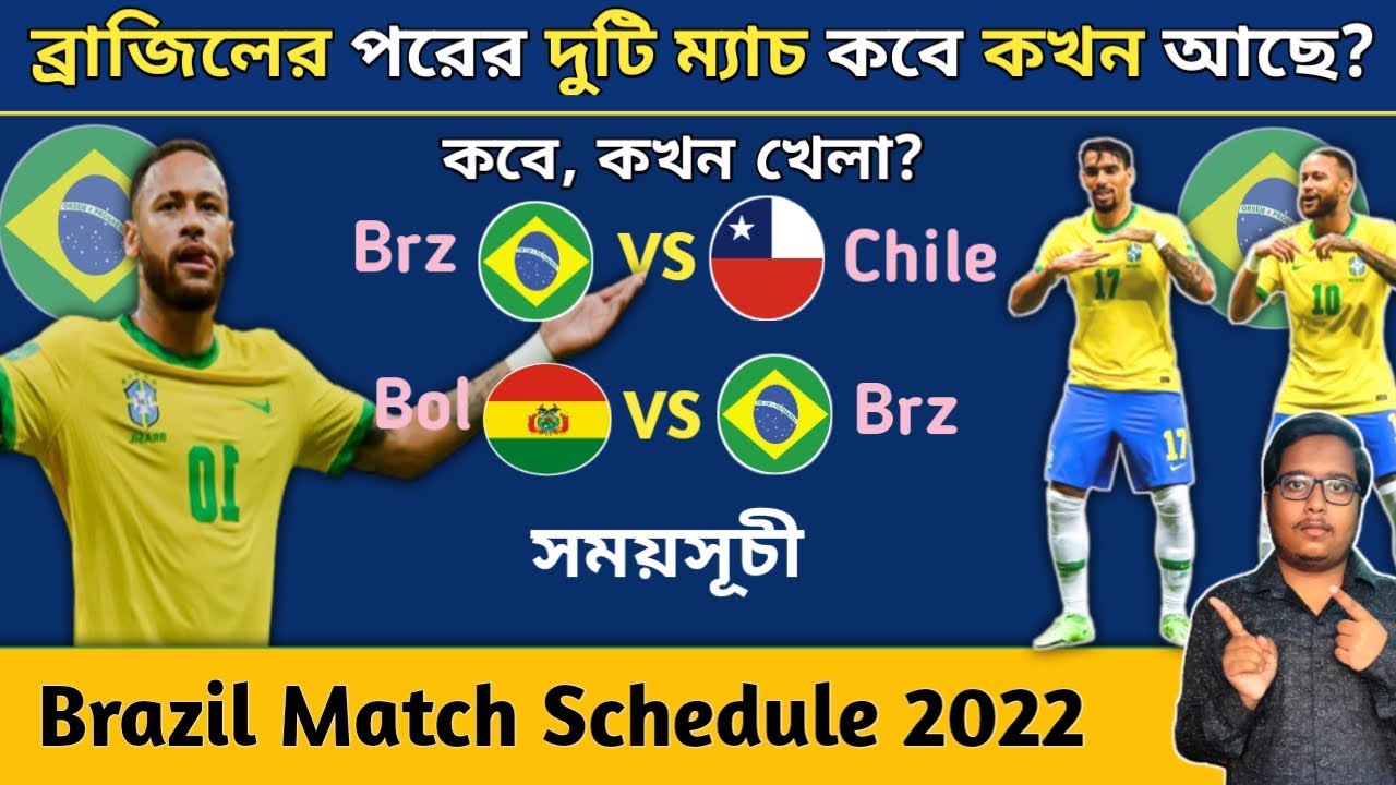 Brazil Match Schedule 2022 World Cup Qualifiers 2022 Schedule