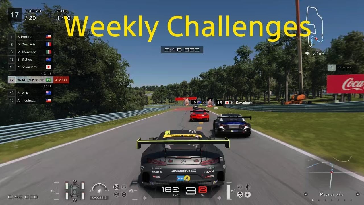 Gran Turismo 7_ Weekly Challenges- watkins Glen pista longa