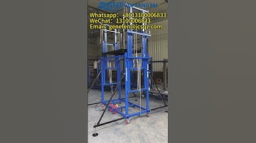 JIN YANG HU Electric lifting scaffolding with supporting legs Customized height can be #scaffolding