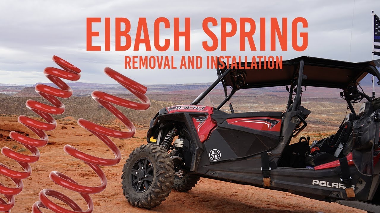 Formula Autohaus - How to Remove and Install Eibach Springs Polaris RZR (SHOCK REMOVAL NOT REQUIRED)