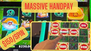 MASSIVE HIGH LIMIT JACKPOT $150/Spin WOW WHAT A NIGHT