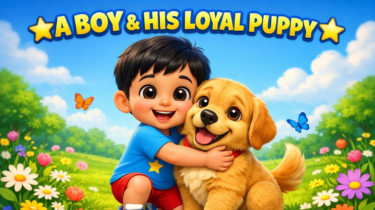 🌟 A Boy and His Loyal Puppy | Kids Moral Story | Bedtime Story 🐶👦# ...