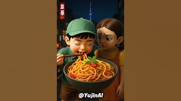 Squid Game AI Spicy Korean Noodles ASMR #squidgame #squidgame2 #ai #asmr