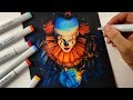 Drawing PENNYWISE the Dancing Clown | IT Chapter 2