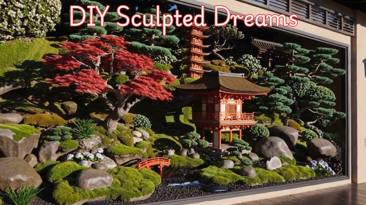 3D Japanese Garden Dioramas: Life-Size Mini Villages! - YouTube