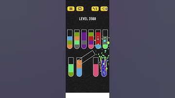 water sort puzzle level 3568