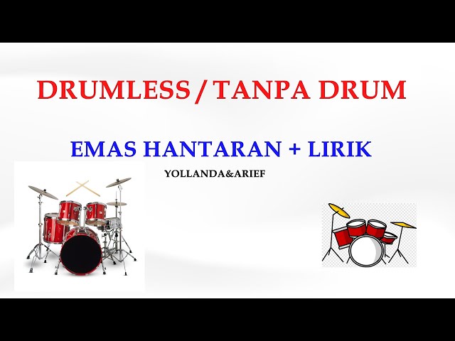 DRUMLESS tanpa Drum EMAS HANTARAN + LIRIK [Yolanda&Arief] class=
