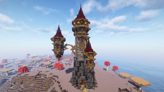 Minecraft: How to Build a Fantasy Wizard Tower | Tutorial