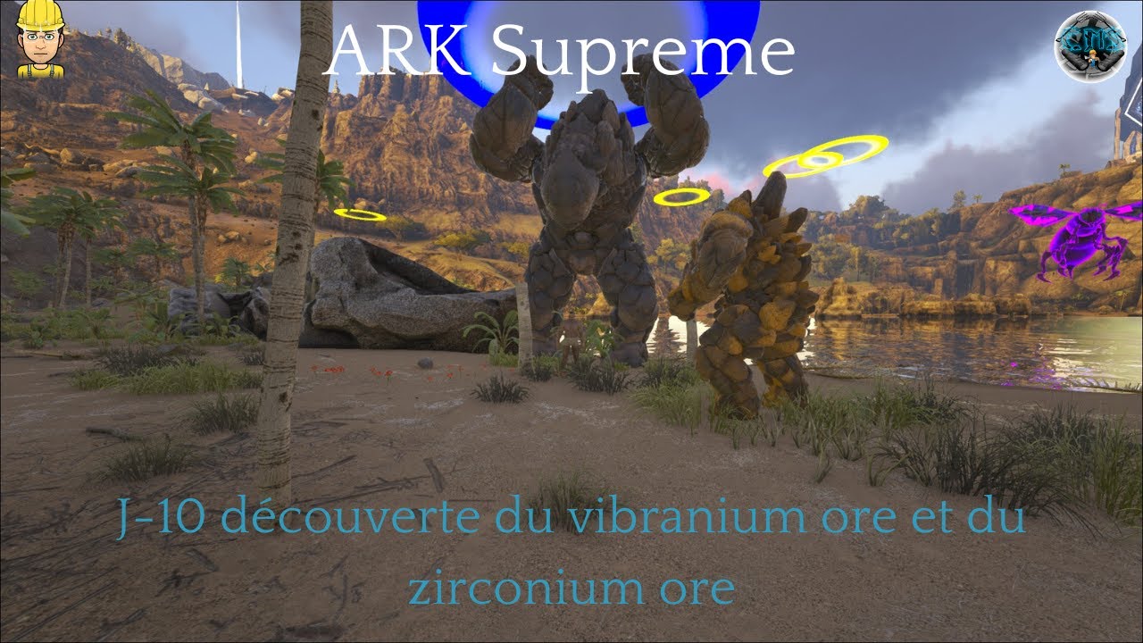 ARK Supreme J10 Découverte du vibranium ore et du zirconium ore YouTube
