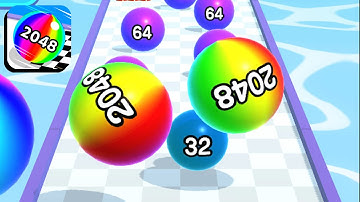 Ball Run 2048 - All Levels Gameplay Android, iOS ( Levels 425 - 448 )