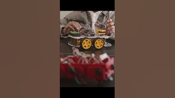 robot car with ultrasonic sensor for obstacle avoidance