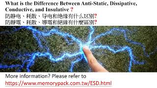 Difference Between Anti-Static, Dissipative, Conductive, and Insulative