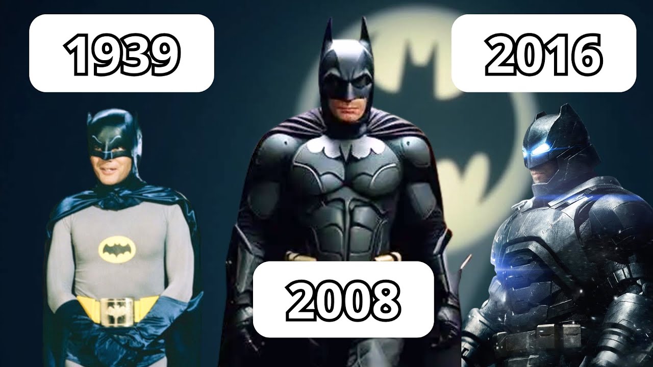 Batman Through the Years (1939–2025)