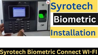 How to Connect Biometric Machine to WI-FI || Syrotech Biometric Wi-Fi Setup screenshot 4