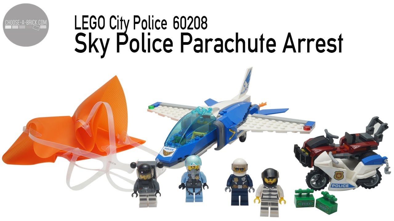 lego police parachute