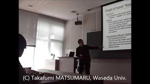 Human-Robot Interaction (HRI) 2015 Spring Chapter 01 Robot and human-being