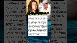 Joe Pesci's One Marriage – The Quiet Life He Chose After Divorce