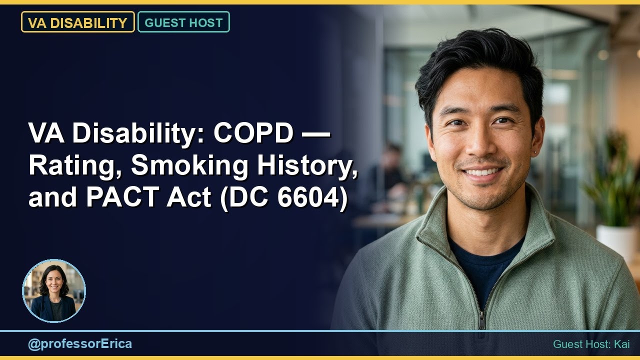 VA Disability: COPD — Chronic Obstructive Pulmonary Disease