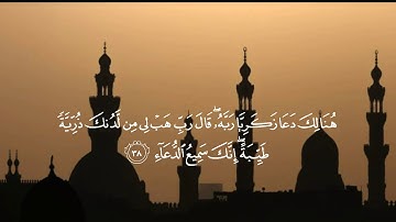تلاوة رائعة للشيخ الكبير محمد رفعت من سورة آل عمران آية ٣٣-٥١
