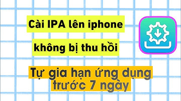 Cài  IPA lên iphone không bị thu hồi - Sideloadly -