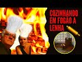 Como fazer uma comida simples, barata e saboroso no fogão a lenha