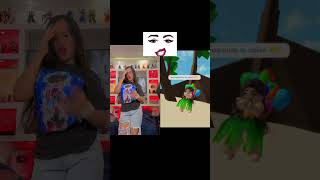 Angi Baila Mi Pepe 🏝️ en ROBLOX 😂 #shorts #freefire