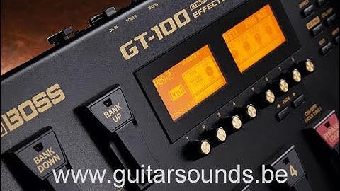 Boss GT-100: U2 - Where The Streets Have No Name