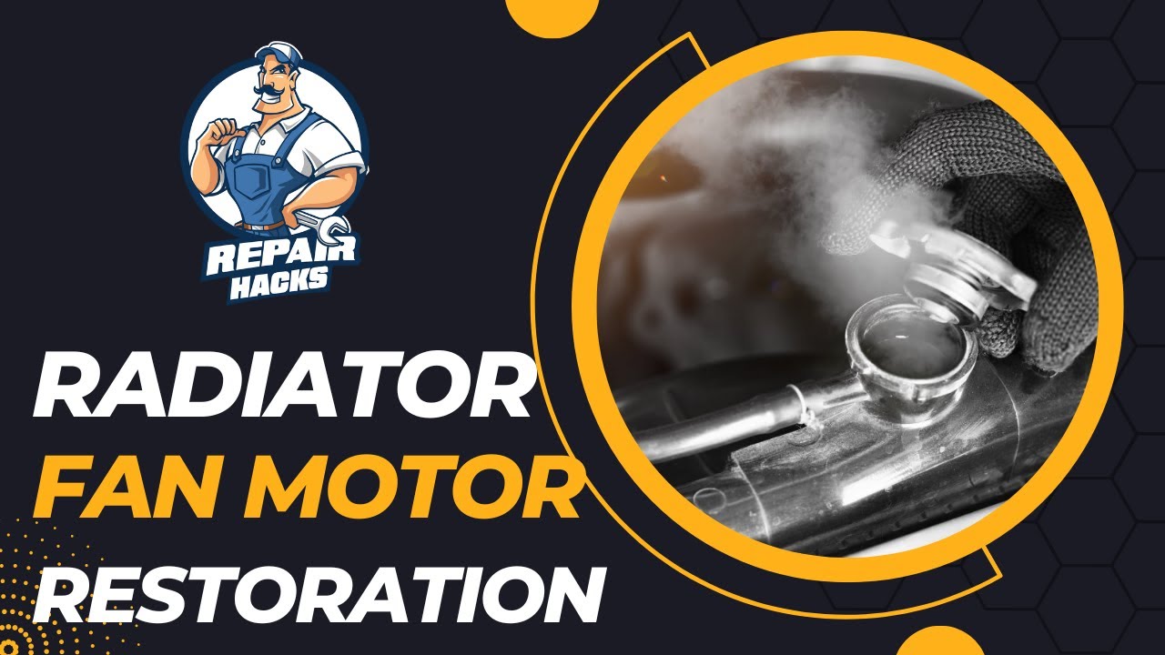 Amazing Technique of restoration Radiator Fan Motor Repair Hacks YouTube