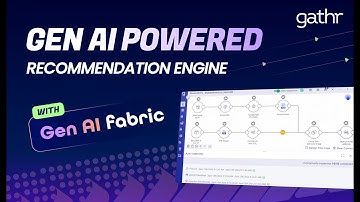 Build Gen AI powered recommendation engine | Gen AI Fabric | Innovate with Gathr