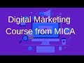 Micas pg certification in digital marketing  upgrade your skills with talentedge