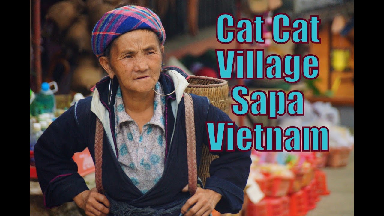 Cat Cat Village Hiking Tour visiting Black Hmong Tribe nearby Sapa, Vietnam Travel Video