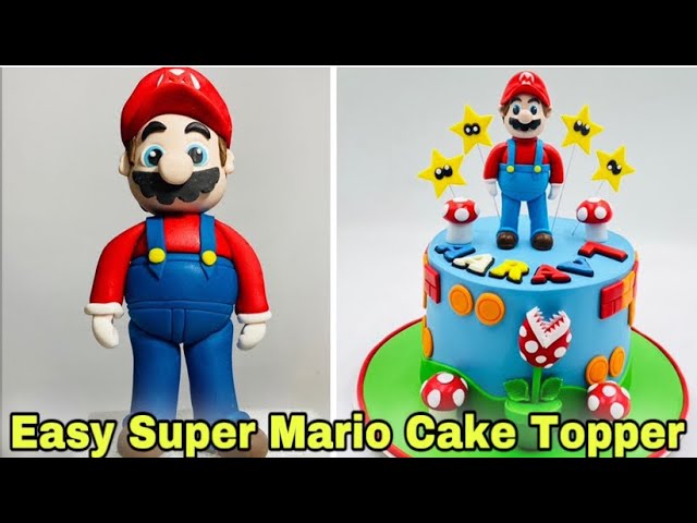 Very Easy Super Mario Cake Topper Tutorial 