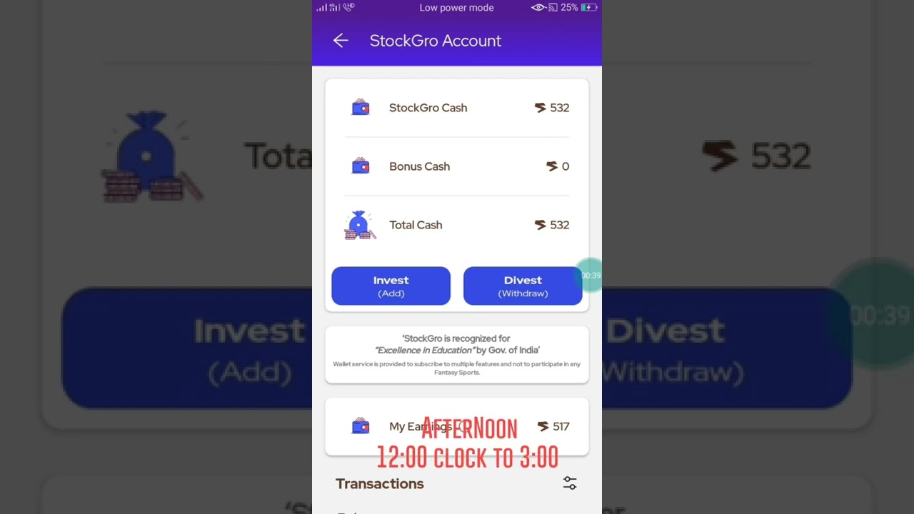 Stockgro app money withdraw problem solution
