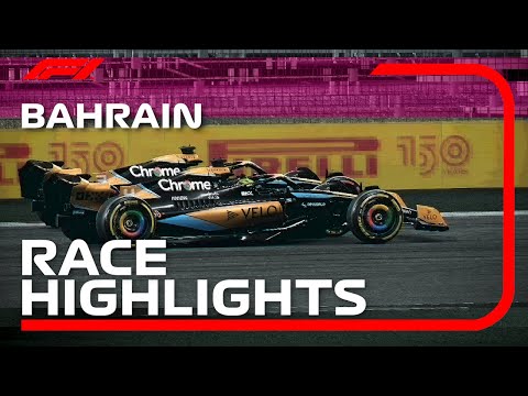 F1 Race Highlights Bahrain Grand Prix  - McLaren Battle - F1 23