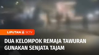 Empat Kelompok Remaja di Kemayoran Terlibat Tawuran | Liputan 6