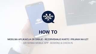 Air Serbia Mobile App - booking and check-in | Air Serbia HOW TO screenshot 1