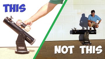 Balance Your Telescope: A Simple Counterweight Anybody Can Build