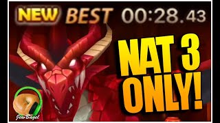 30-SECONDS *FARMABLE* 3-STAR ONLY DRAGONS B10 TEAM! (Summoners War)