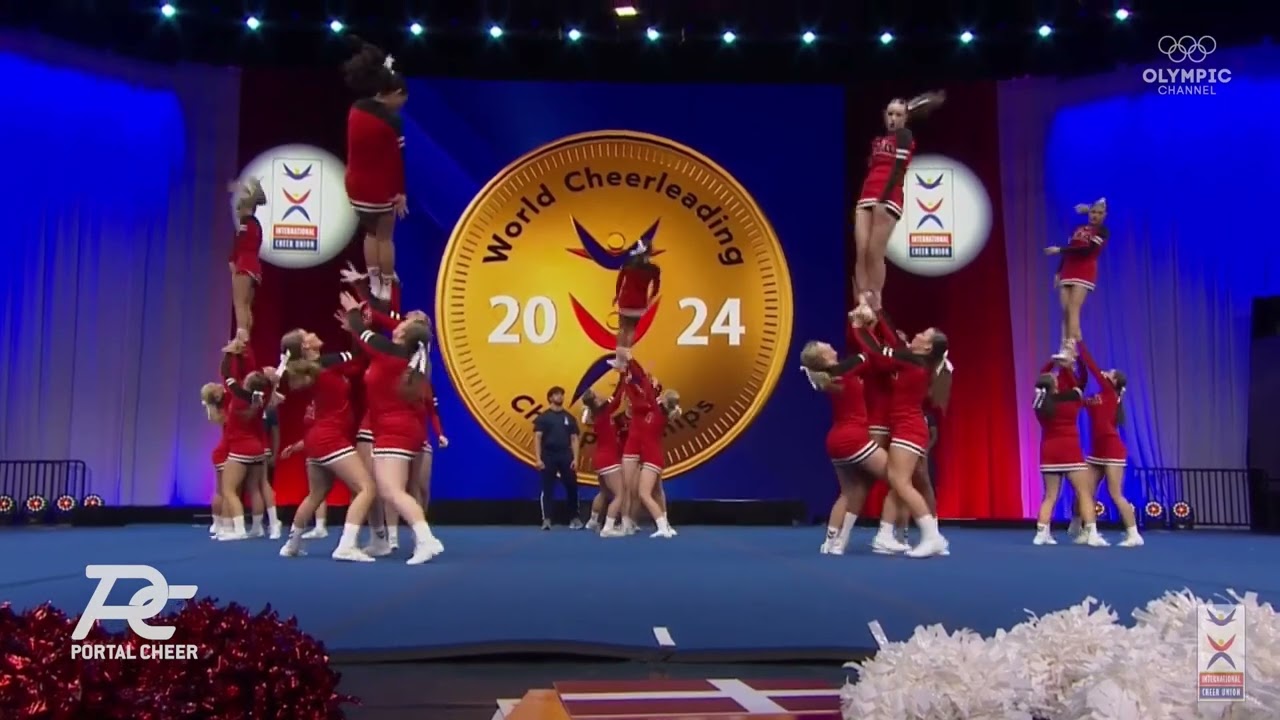 Team Denmark All Girl Premier ICU World Cheerleading Championship 2024 Finals