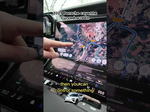 The 2026 Porsche Cayenne EV has a Curved screen 😎!