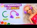 How to Make Headphones for Doll | Easy DIY