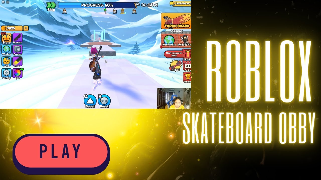 roblox skateboard obby | skateboard obby world 2 - YouTube