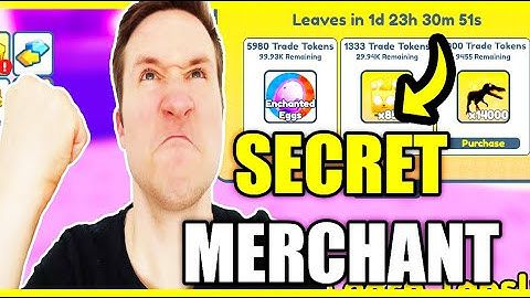 👍 How To Find The SECRET TRAVELING MERCHANT In Tapping Simulator DINO UPDATE  👍