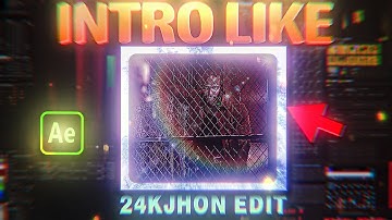 HOW TO CREATE THIS INTRO LIKE @24KJHONEDITZ USING AFTER EFFECTS. #aftereffectstutorial #introvideo
