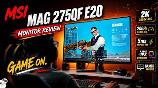 Best 1440p Gaming Monitor Got an update? - MSI MAG 275QF E20 Review