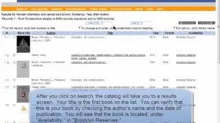Brooklyn College Library Textbook Look-up